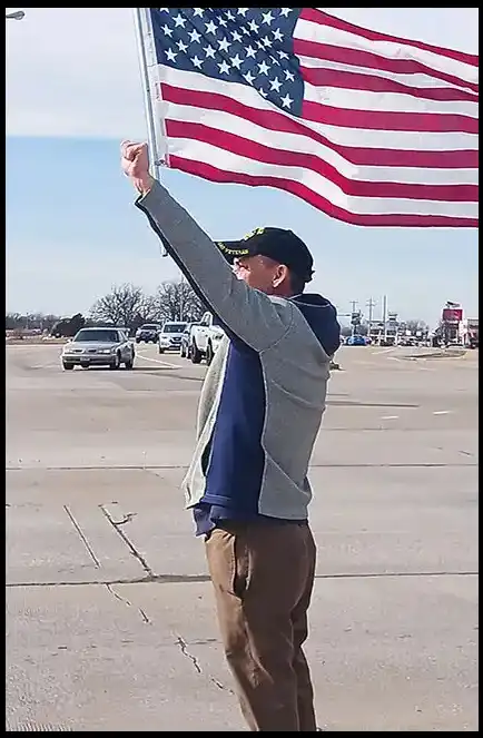 Nations American Flag Day with all CEO David Haaves love for Country 2023 -- David Haave